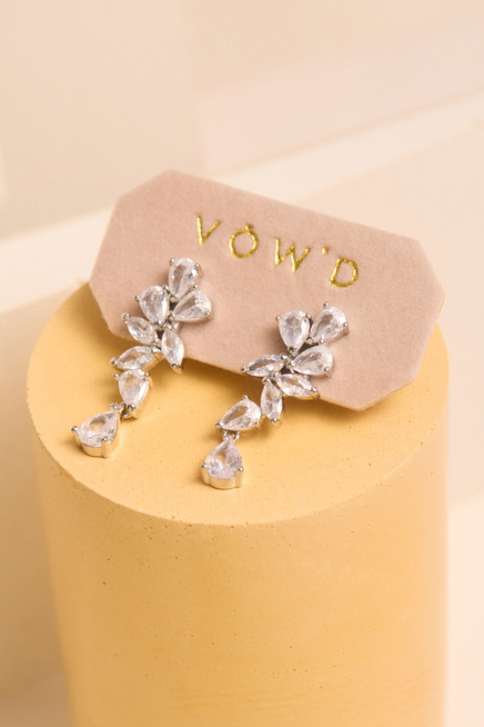 CRYSTAL ADORNED EARRINGS