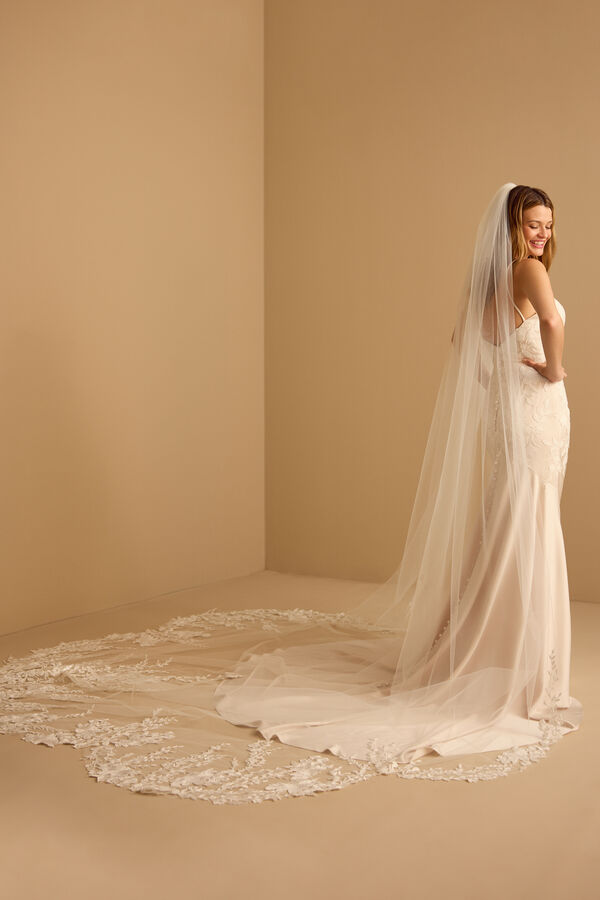 Shimmering Rose Vine Veil | Vow