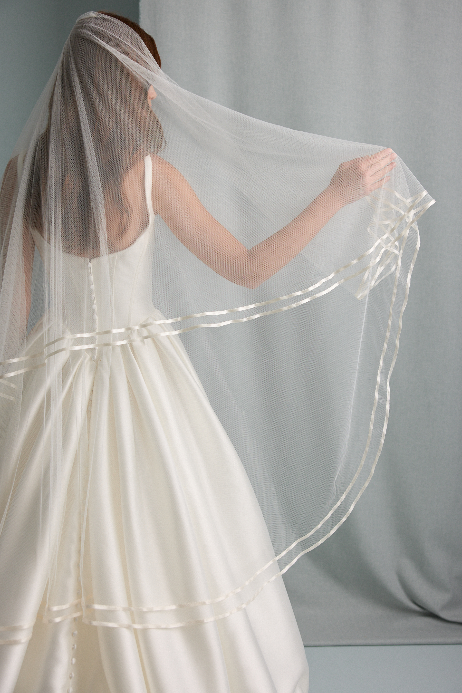LUXE SATIN TRIM VEIL Detail 7