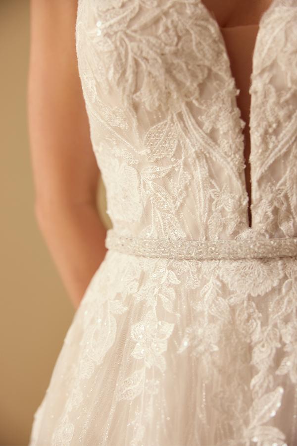 CLEAR BEAD SASH