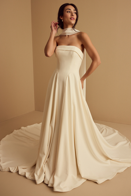CHIFFON BRIDAL SCARF