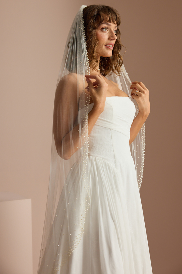 LUXE PEARL EDGE VEIL