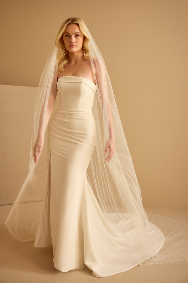 LUXE PEARL EDGE VEIL