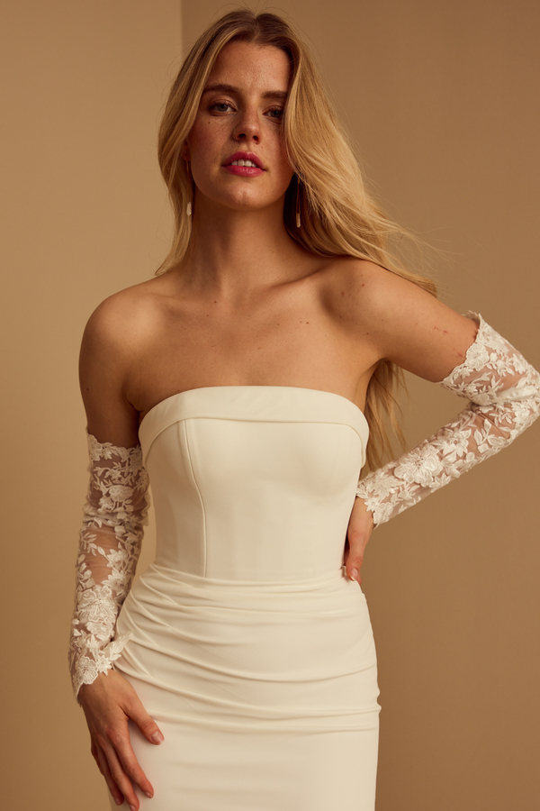 SEQUIN LACE SLEEVES