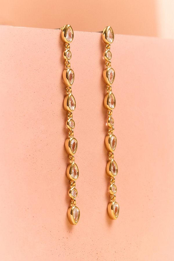 LINEAR CRYSTAL DANGLES