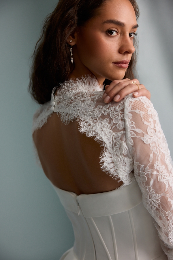 CORDED KEYHOLE BOLERO