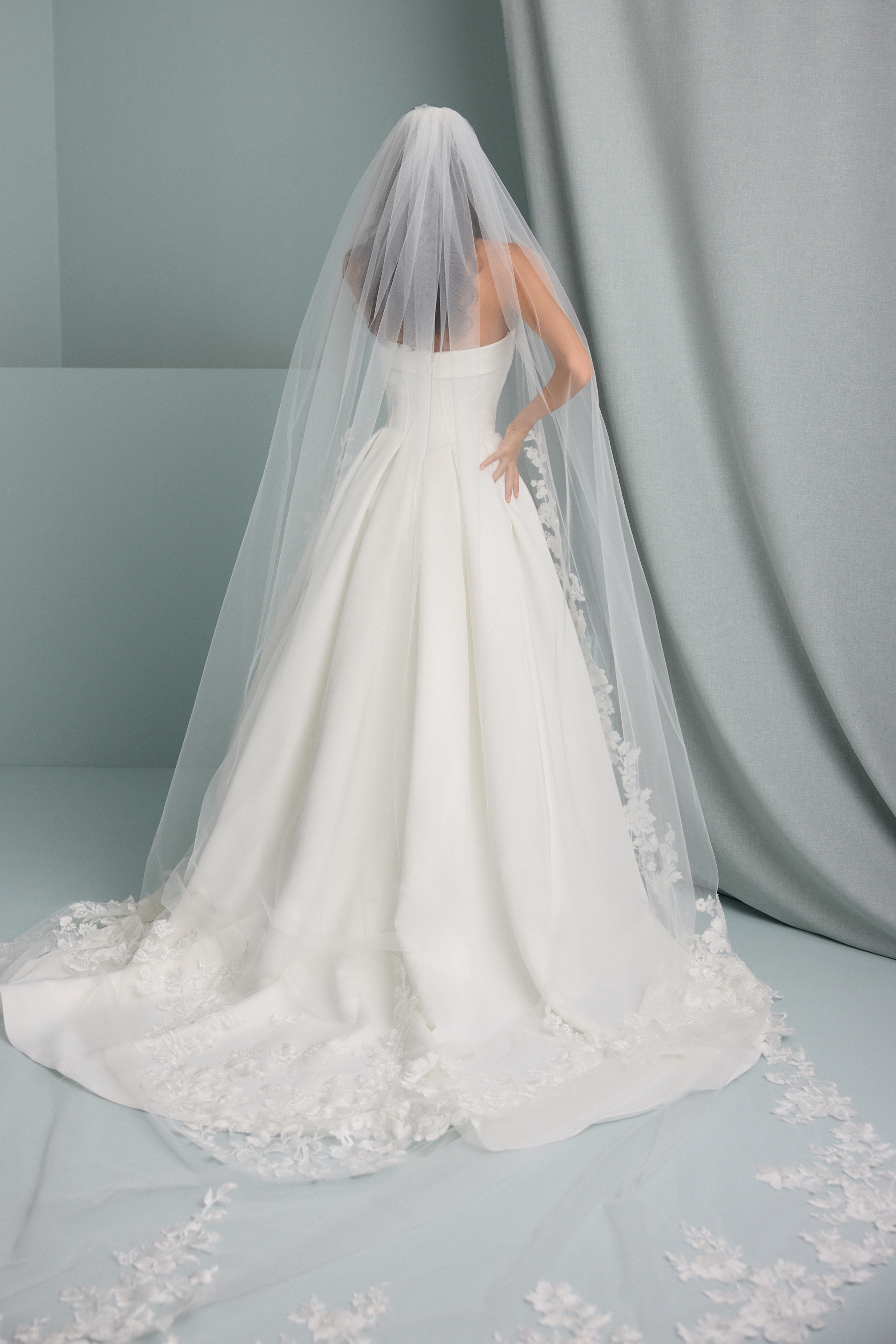 BLOSSOM LACE VEIL Detail 4