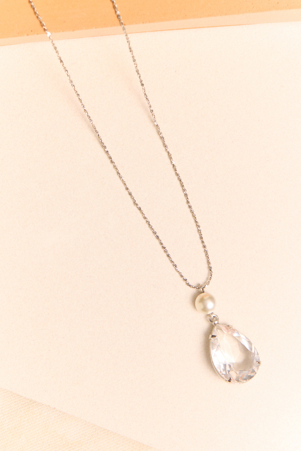 TEARDROP PEARL NECKLACE