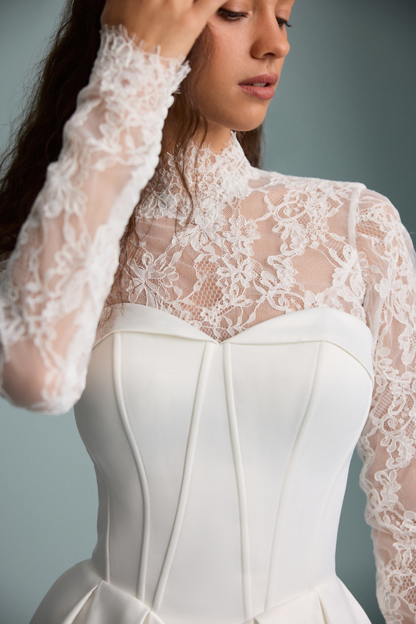 CORDED KEYHOLE BOLERO