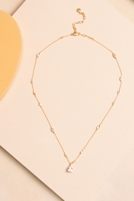 CRYSTAL PENDANT NECKLACE