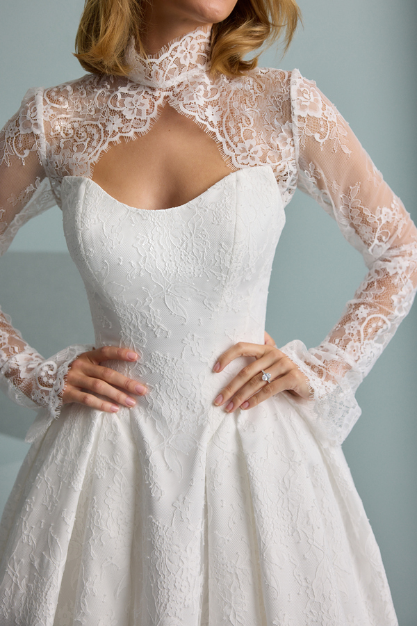 FLARE CHANTILLY BOLERO