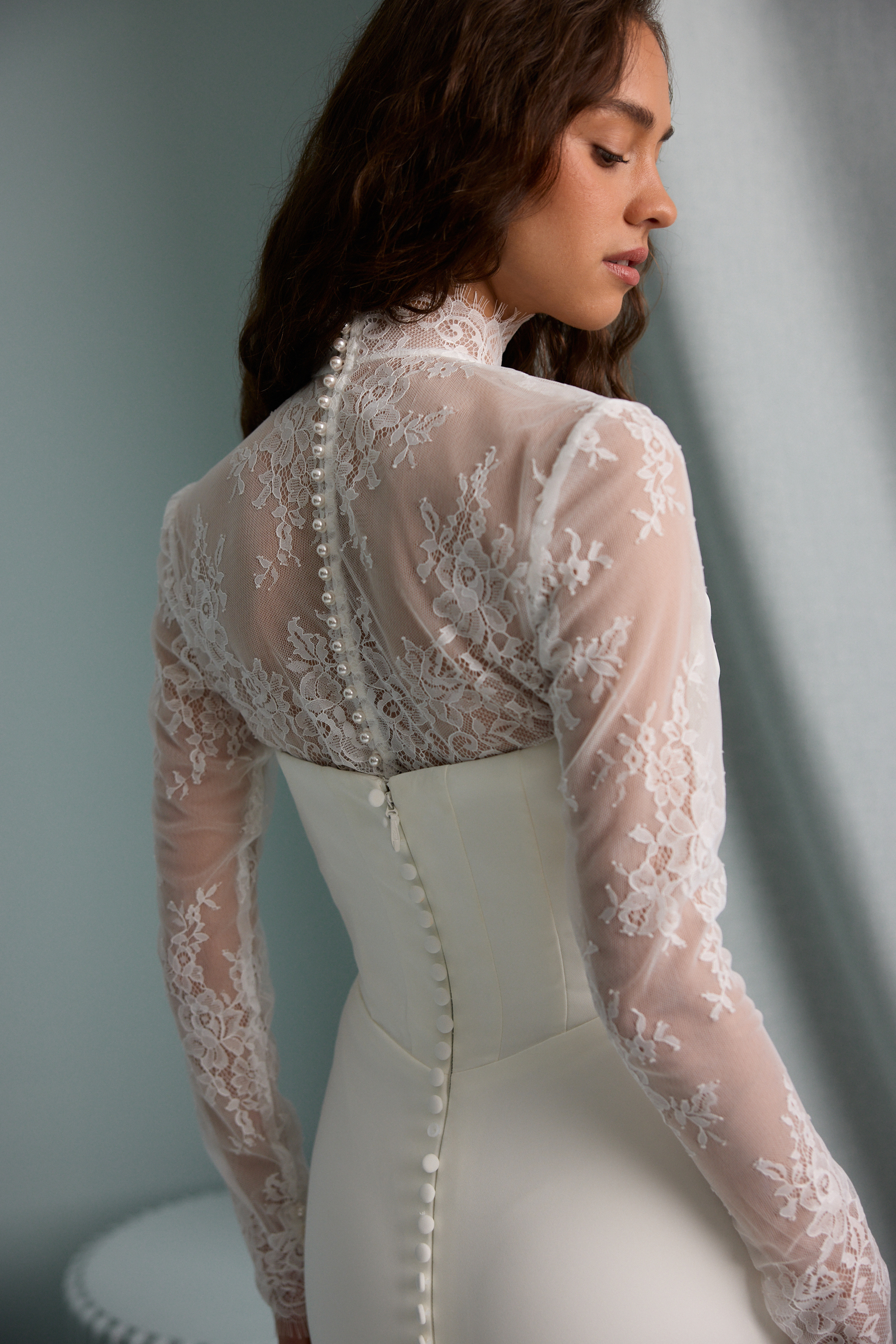SCALLOPED CHANTILLY BOLERO Detail 5