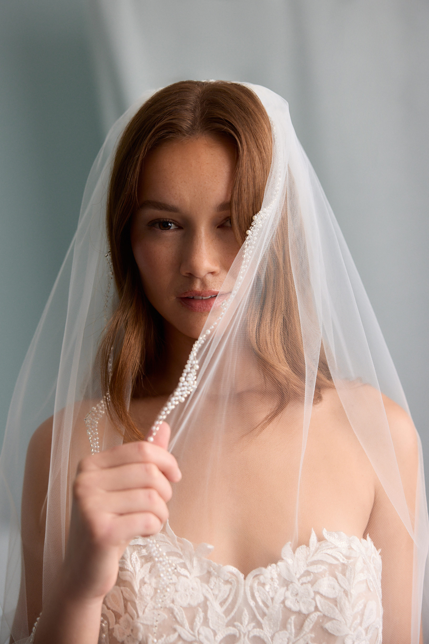ART DECO SCALLOPED VEIL Detail 2