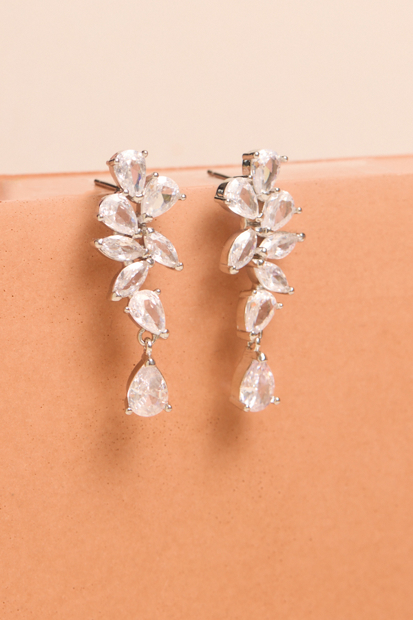 CRYSTAL ADORNED EARRINGS