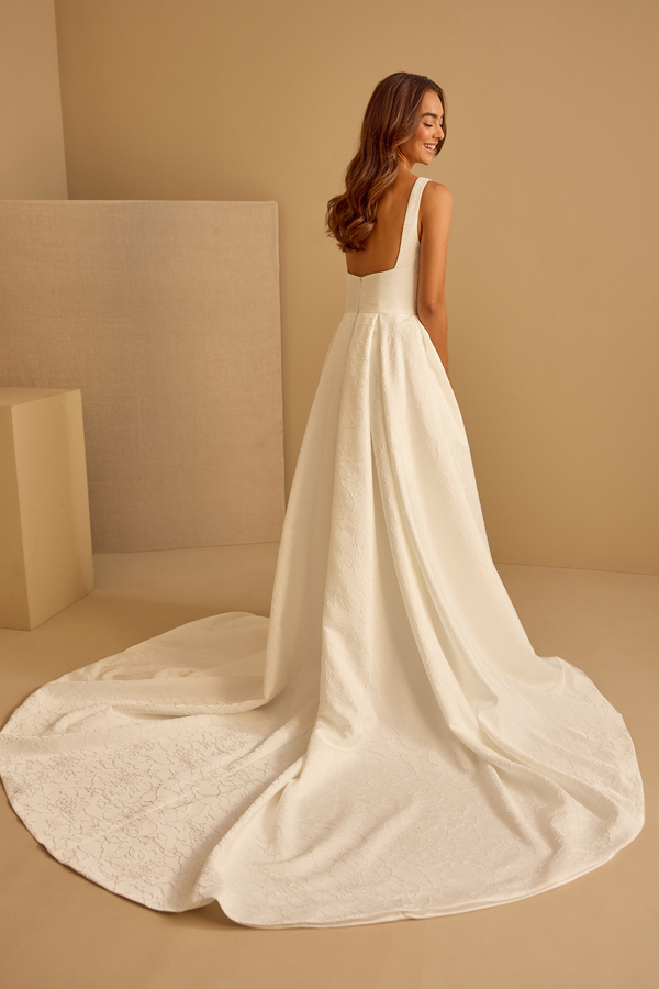 ivory tulle prom dress J'Adore Dresses J24003 - Strapless Tulle Prom Dress 10 / Ivory main image 1