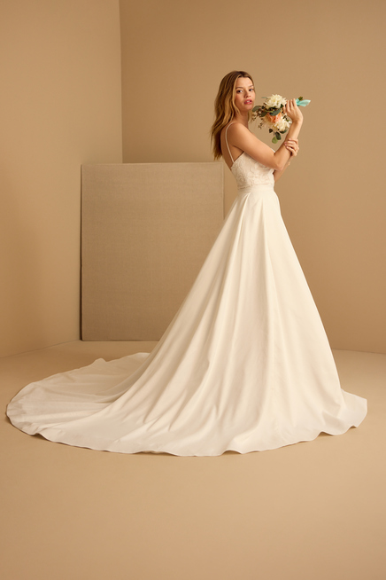 SCONE SATIN OVERSKIRT