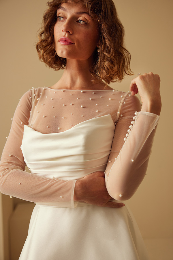 SCATTERED PEARL BODYSUIT