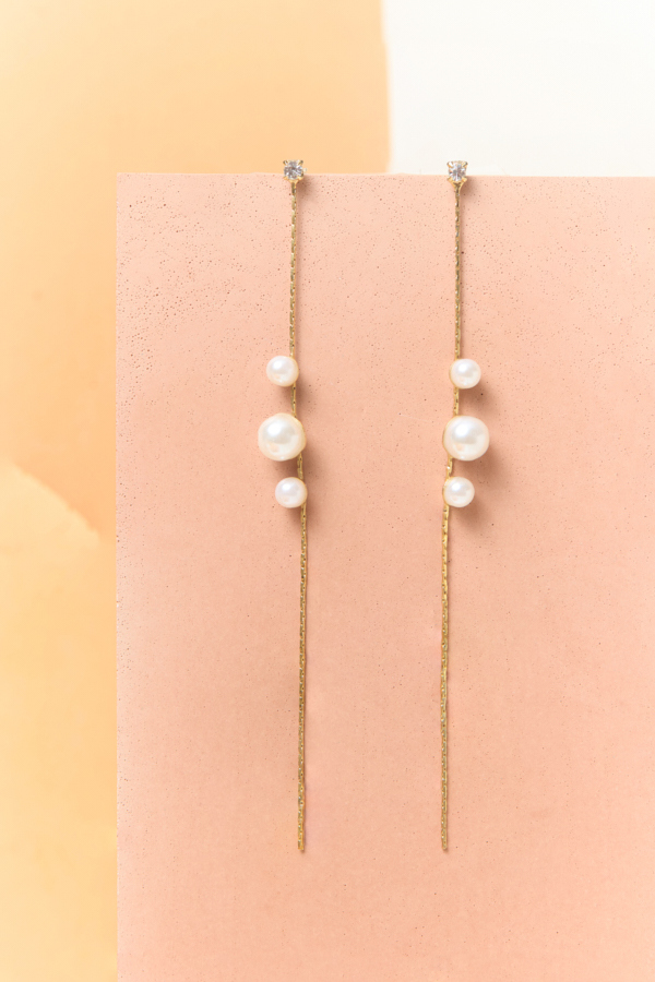 GOLD PEARL DROPS