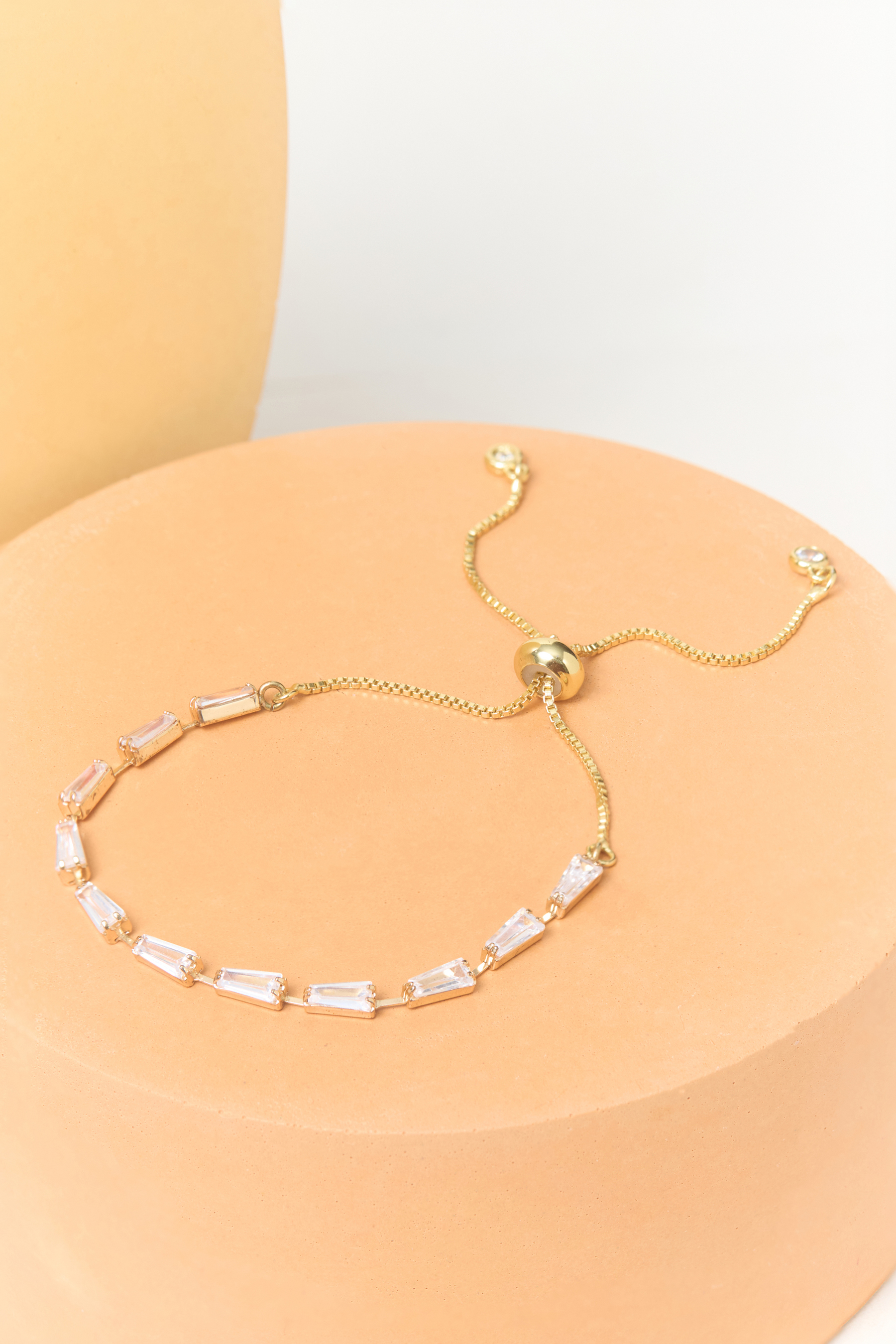 SLIDER GOLD CRYSTAL BRACELET Detail 1
