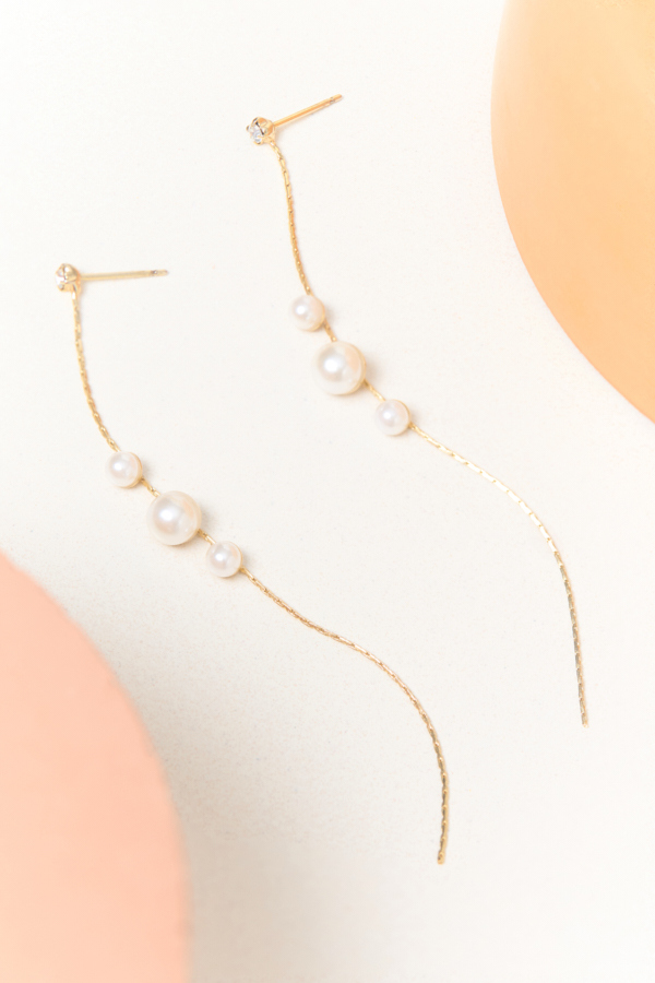 GOLD PEARL DROPS